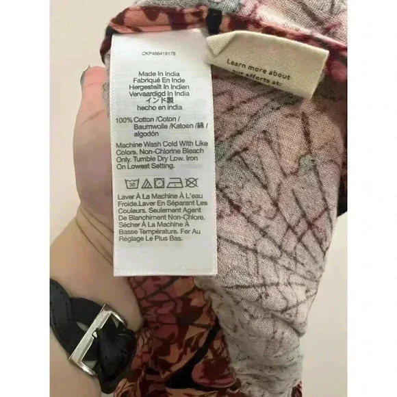 Madewell Lightestspun Cover-Up Shorts Painted Seashells Size Large - Picture 10 of 10